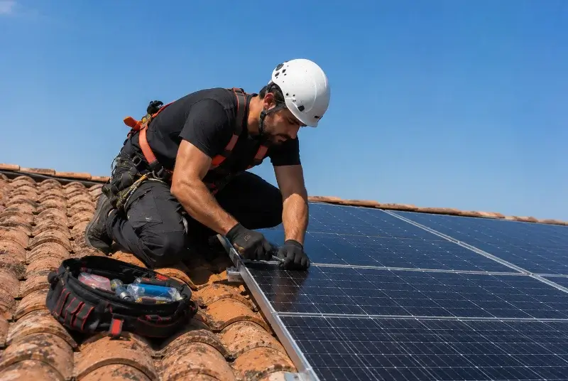 Maintenance et monitoring de panneaux solaires à Vézeronce-Curtin