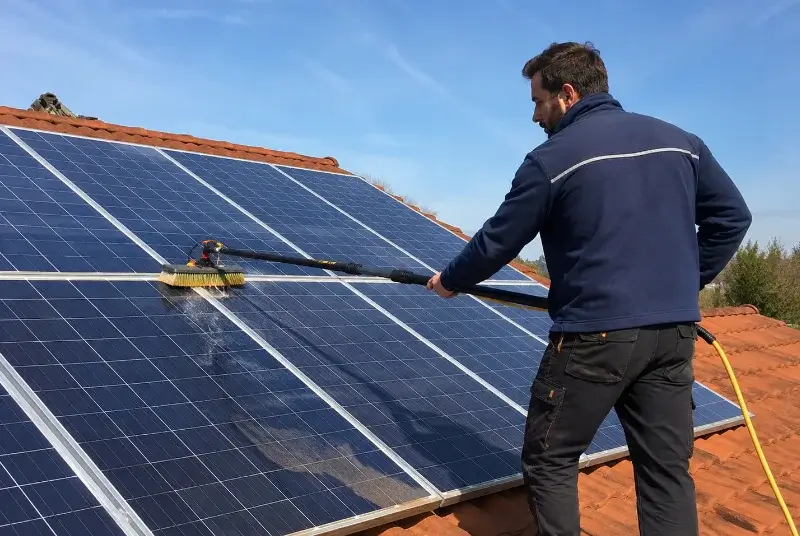 Nettoyage et entretien de panneaux solaires à Vézeronce-Curtin